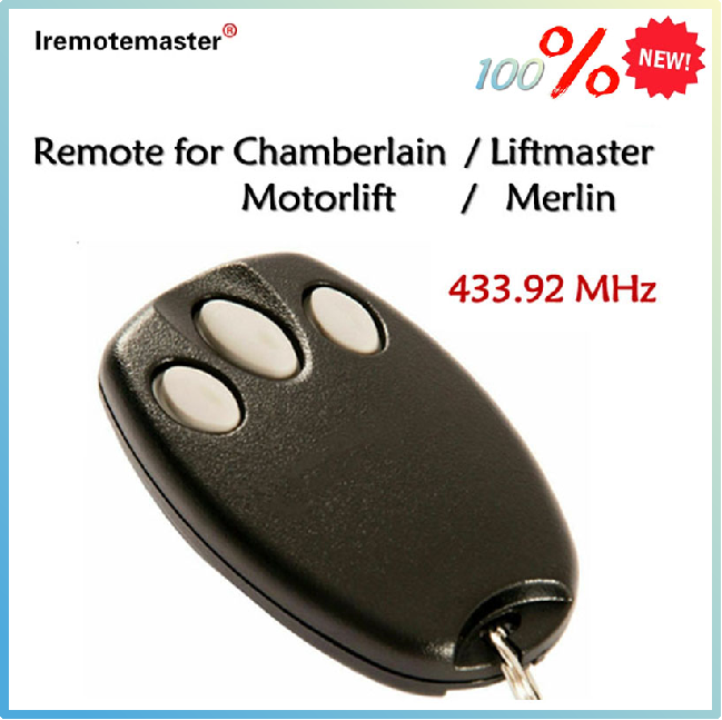 Handzender 433MHz voor LIFTMASTER Chamberlain Motorlift Merlin + C945 94335E 9747E 1A5478 garagedeur afstandsbediening