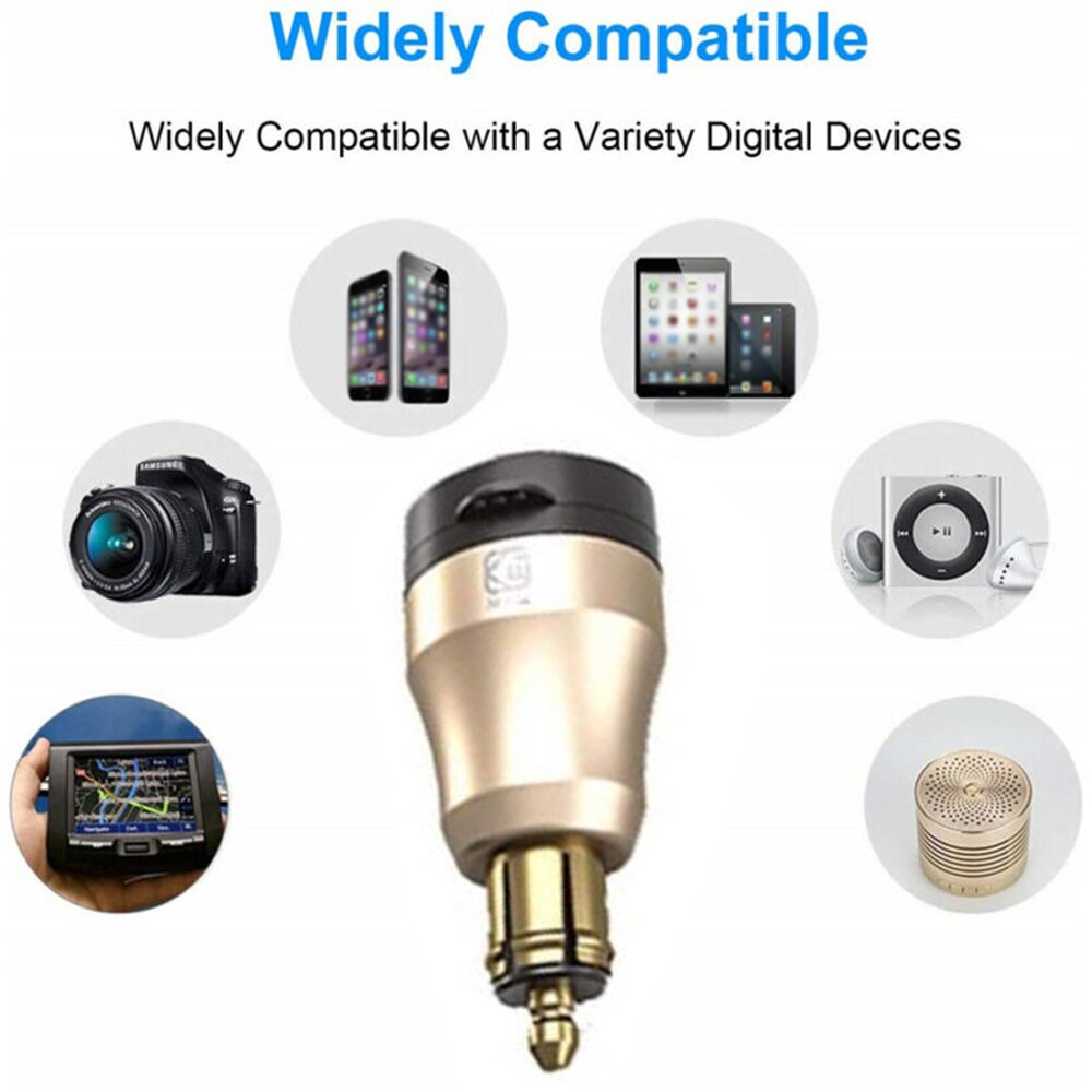 Voor Bmw Din Socket Adapter Usb & Type C Lader Adapter Portable
