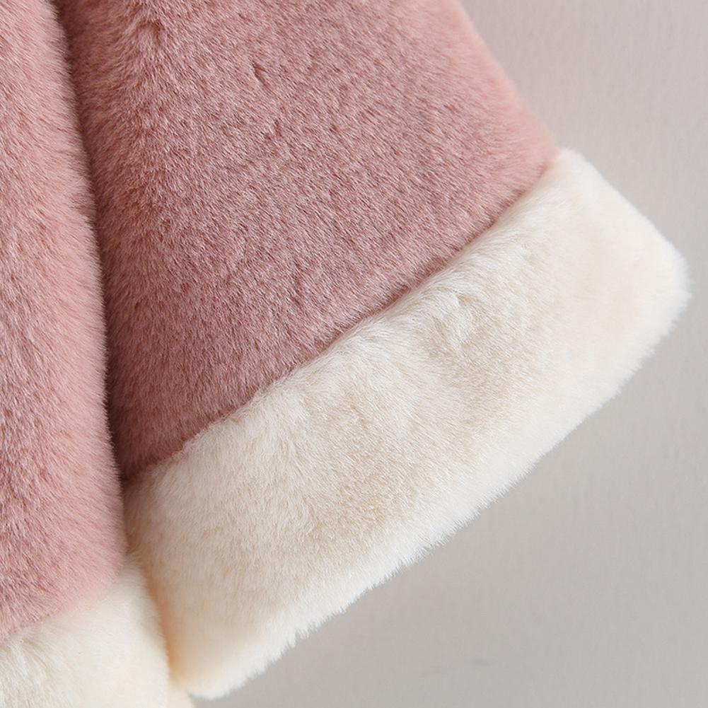 Manteau en coton à manches longues | Manteau pour bébé garçon fille, joli dessin animé coréen, cape couture, veste chaude polaire épaisse à la