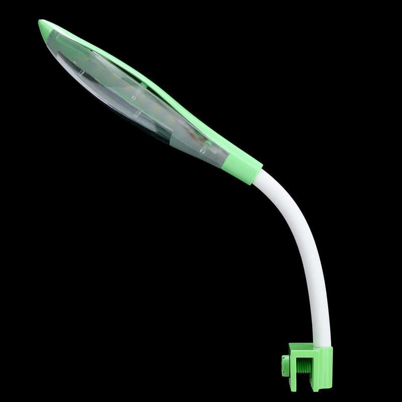 Luz LED para acuario, tanque de tortuga, lámpara de abrazadera LED, Mini animales, mascotas, acuario