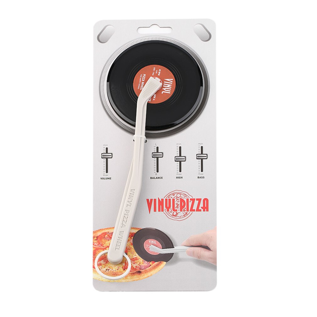Pizza Cutter Rvs Pizza Enkel Wiel Cut Gereedschap Vinyl Record Wiel Cutter Voor Keuken Accessoires Spin Slice