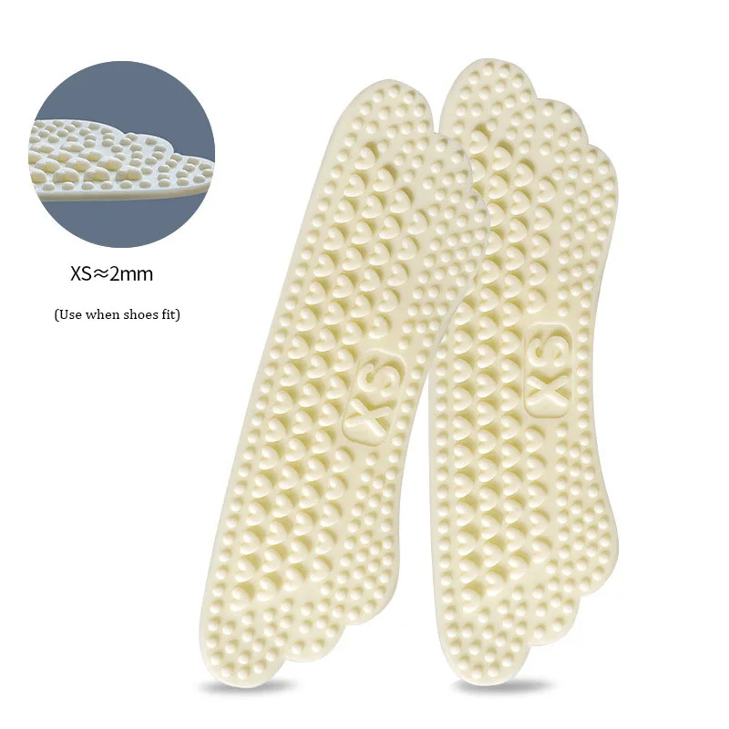 3 Paar Dames Siliconen Hak Inlegzolen Voor Voetverzorging Hakken Sticker Gel Antislip Schoen Pads Pijnstilling Hiel Bescherming Schoen Inzetstukken: Beige