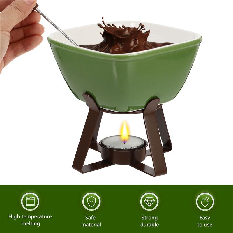 1 Set Kaas Smelten Kachel Kaas Smelten Pot Boter Chocolade Pot Keramische Smelten Kachel Kaas Smelten Oven Bakken Tool