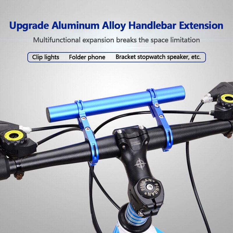 10-15Cm Fietsstuur Uitgebreide Bike Aluminium Frame Extender Mount Houder Koplamp Lamp Zaklamp Houder Accessoires