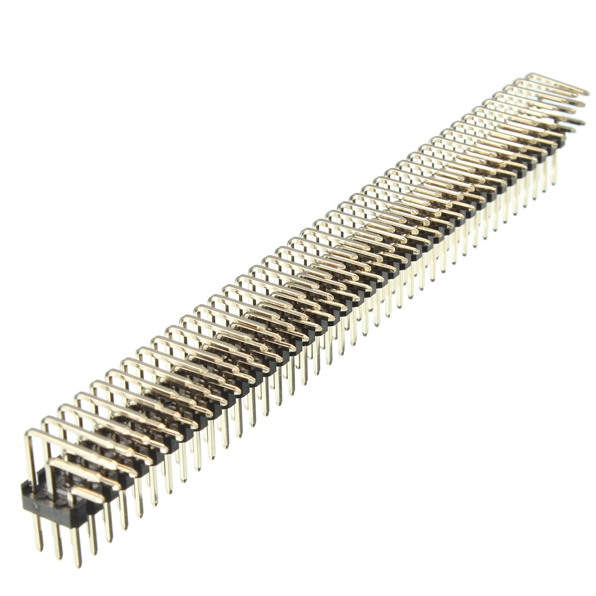 2.54mm 3x40P Male Pins Three Row Right Angle Pin Header for PCB Plate Connector