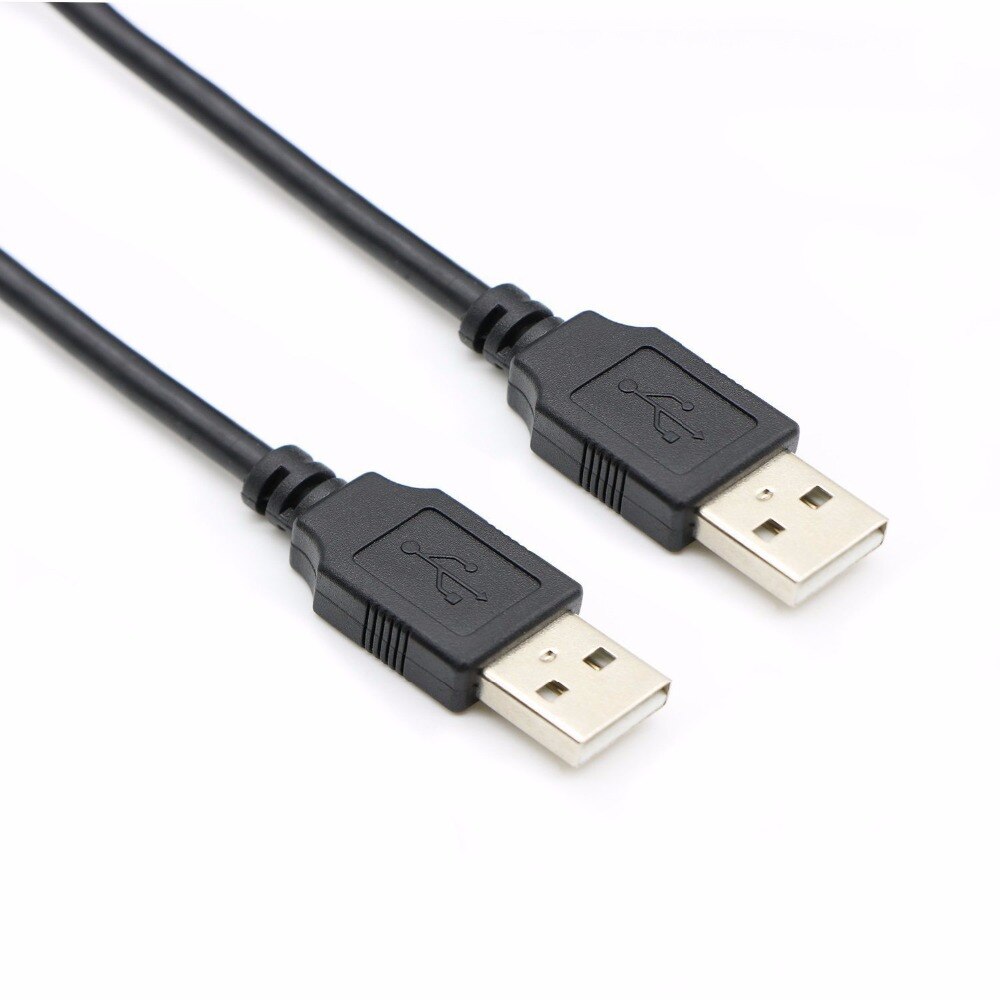 5FT/1.5 M USB 2.0 Type A Male Naar Een Mannelijke Verlengkabel AM AM Cord Black