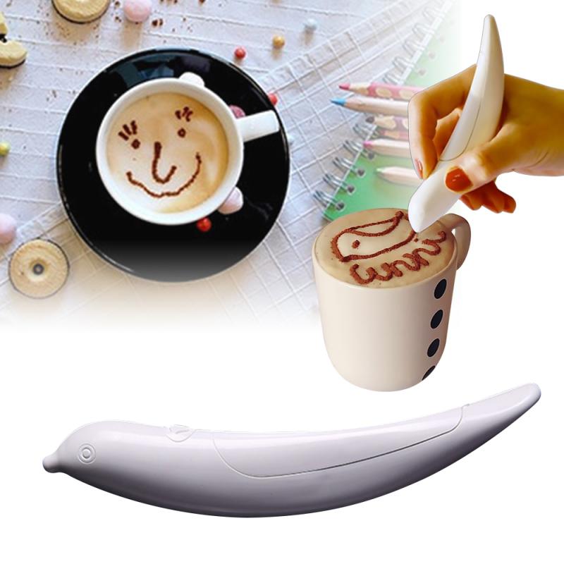 Coffee Latte Drawing Pen For Coffee Cake Spice Pen Cake Chocolate Chalk Decoration Pen Coffee Carving Pen Baking Pastry Tools