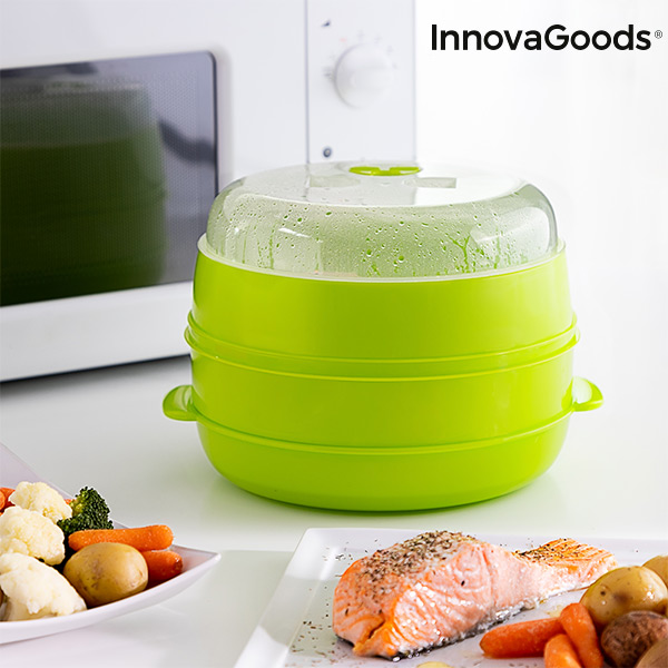 InnovaGoods Grill Pour Micro-Ondes - Cuisson Saine Et Rapide