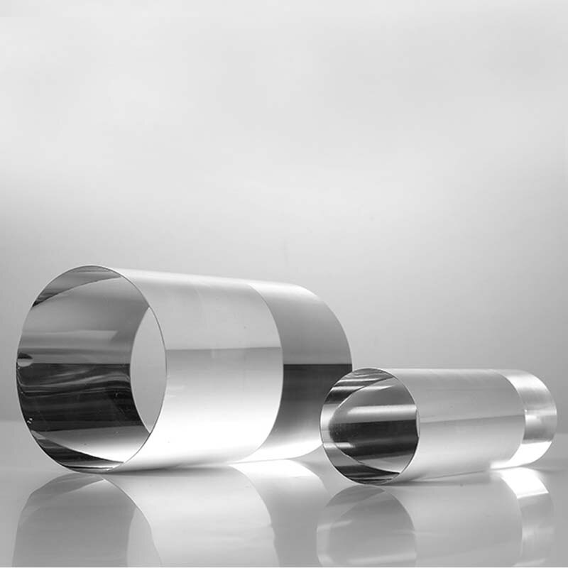 Photographic Acrylic Column Cosmetics support Shooting Clear Decoration Block Product Holder Display Stand cylinder