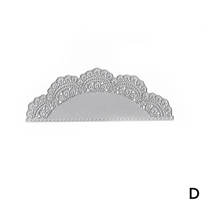 Troqueles de encaje, troquel de corte, arte de colección de recortes, troquelado de Metal para DIY, papel, confección de tarjetas, decoración de San Valentín para bodas: D