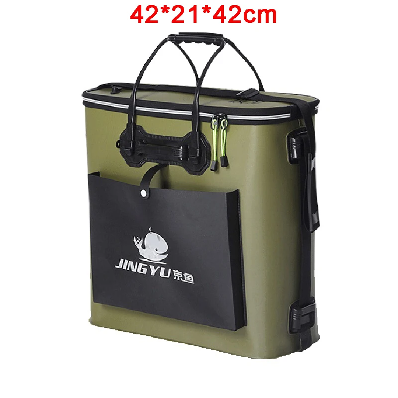 Draagbare Vissen Tas Water Emmer Opslag Dozen Inklapbare Dikker Live Aquarium Water Emmer Outdoor Camping Visgerei