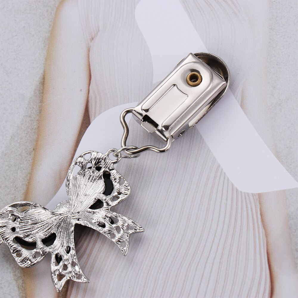 Mode Sneeuwvlok Rose Vorm Vest Clip Trui Shawl Clips Keeper Kraag Eend mond Plated Metalen Clip Houder Accessoires