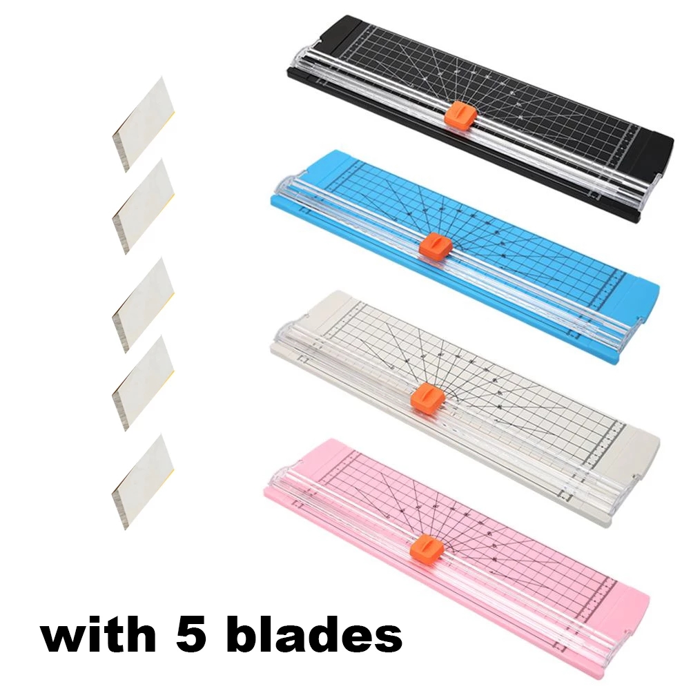 A3/A4 Paper Cutter Precision Paper Photo Trimmers Cutter Scrapbook Trimmer Lightweight Cutting Mat Machine for Office School