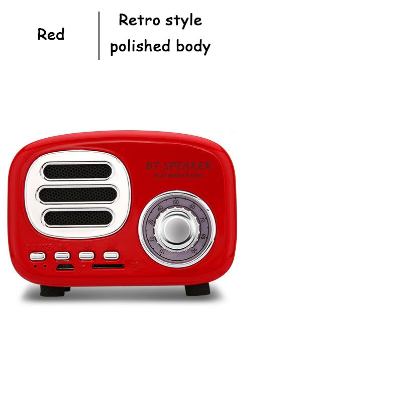 Fonograaf bluetooth speakers draadloze bluetooth speakers retro modieus familie moet kiezen: Bt02 rode