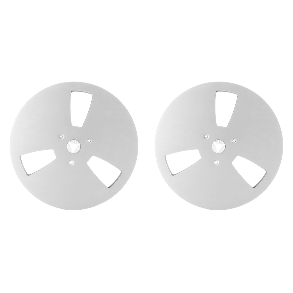 1/4 7 Inch Lege Tape Reel Aluminium Lege Tape Reel 3 Gaten Opname Takeup Reel voor TEAC Universeel voor Reel To Reel Tape: Rood