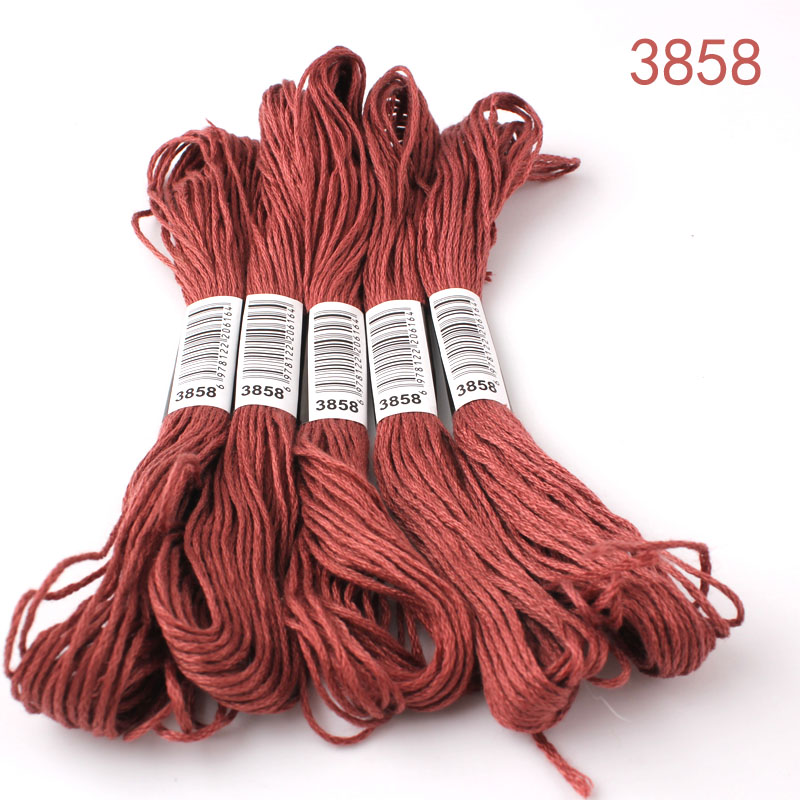 3859-10 sztuk nici robić haftu krzyżykowego / nici robić haftu krzyżykowego / nici niestandardowe kolory wszystkie kolory 447 kolorów nie6-3859-5200: Złota