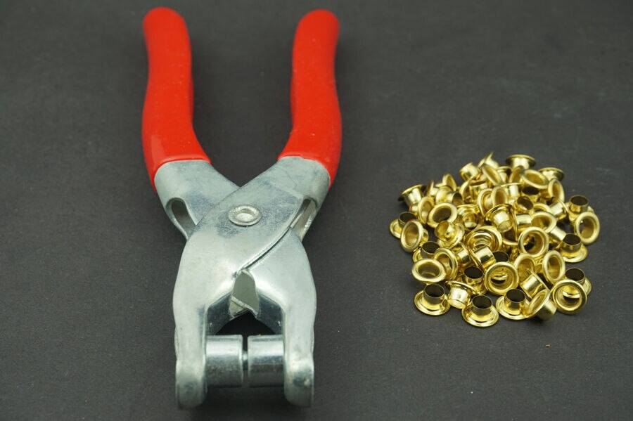 Eyelet punch pliers clamp Eyelets Hole Punch awnings / pool covers Tool Set