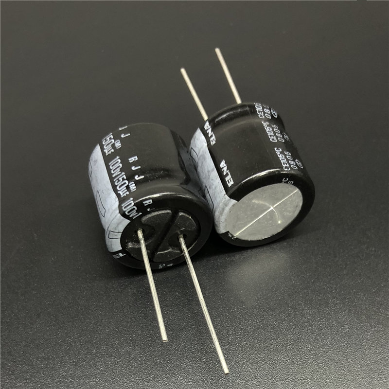 2 pièces/10 pièces 150uF 100V ELNA RJJ série 18x20mm 100V150uF condensateur Audio haute fiabilité à faible impédance