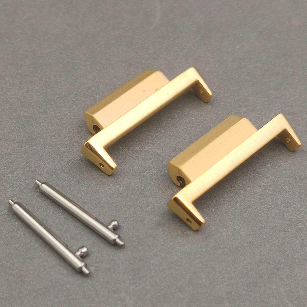 22mm Width Stainless Steel Connector Adapter for Casioak GA2100 DW-5600 Quick 16mm Refit GA-110/100/120 GD-100 Watch Accessories: S / Smokey Mauve