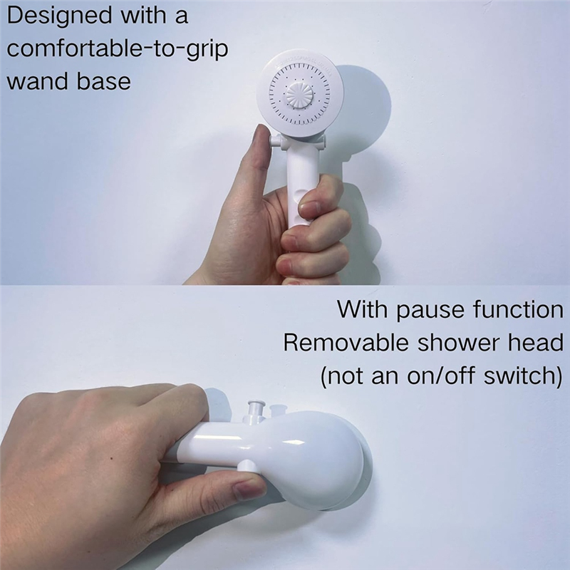 M12k- husbilsduschbyte med slang och styrring, icke-metalliskt handhållet duschmunstycke och duschhållarset