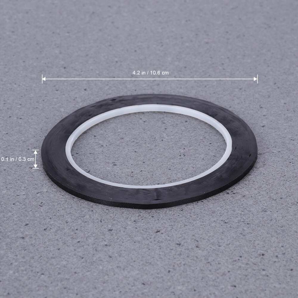 6 Pieces 3mm Width Whiteboard Gridding Tape Grid Marking Tapes Self Adhesive Chart Tapes Artist Tape (Black)