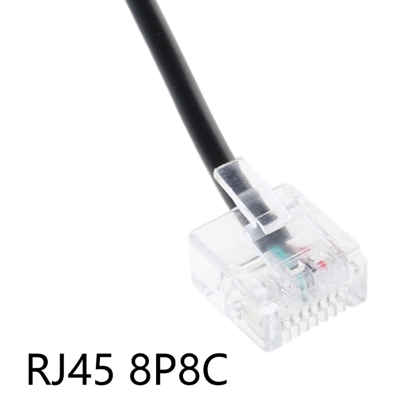 telephone Ethernet RJ45 8P8C male To RJ11 6P4C female Adapter Cable,Office Converter Cord Male To Female RJ45 to RJ11 Converter