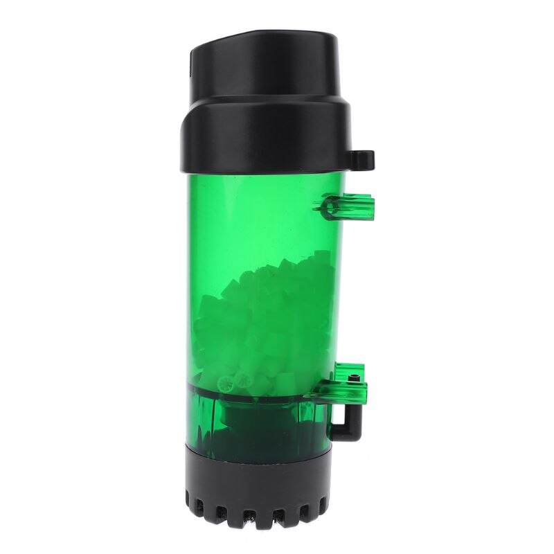 Aquarium Fluidized Moving Bed Filter Bubble Bio Media Filter Fish Tank Sponge Filter With Sucker Q0KA