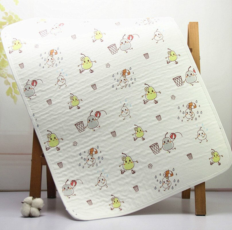 50*70CM couche-culotte matelas à langer imperméable à l'eau lavable literie matelas à langer -né couche-culotte feuille bébé matelas: Pear