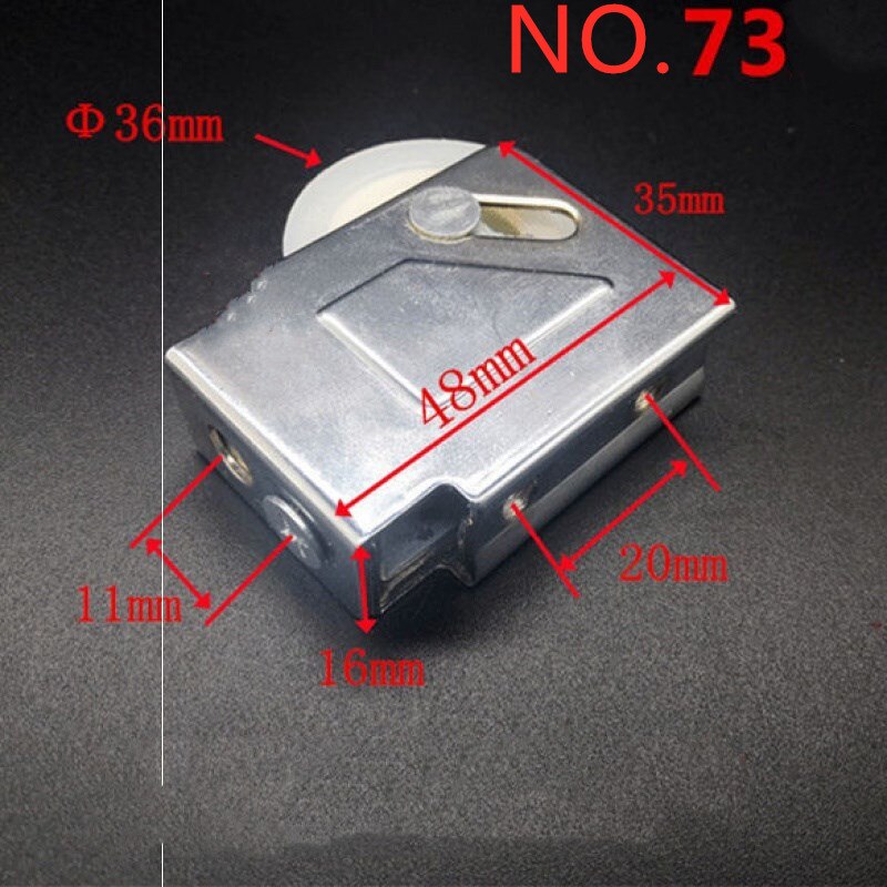 Rolki robić drzwi i okien rolki ze stopu aluminium kółka robić drzwi przesuwnych szafka koło pasowe nylonowe szafa sprzęt meblowy: 1 pcs2