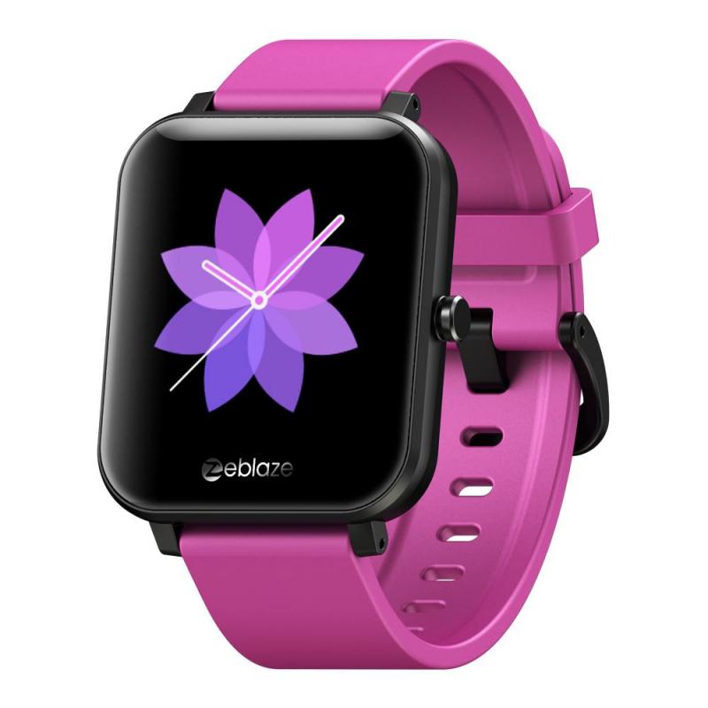 Zeblaze GTS Bluetooth Anrufen Clever Uhr IP67 Wasserdicht 1,54 Zoll IPS Touchscreen Herz Bewertung Monitor Clever Armbinde: LILA