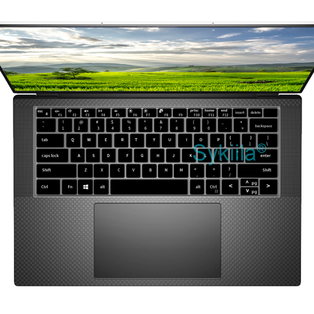 Housse de clavier en Silicone pour Dell XPS 17, accessoires, housse de protection tactile, 17 pouces, 9700, 9710, 9720, 9000