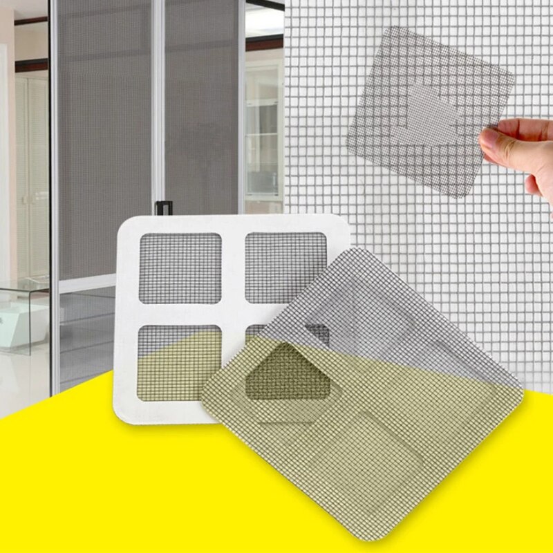 mosquito screen Anti Mosquito Fly Bug Insect Repair Screen Wall Patch Stickers Mesh Window Screen Fix Net Window Home Adhesive
