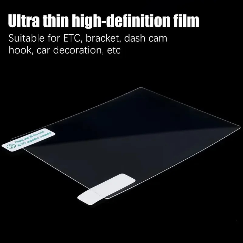 Auto Elektrostatische Aufkleber Auto transparent Nahtlose Windschutzscheibe doppelseitige Aufkleber Einfügen Film für Auto DVR Halfter Halterung Haken