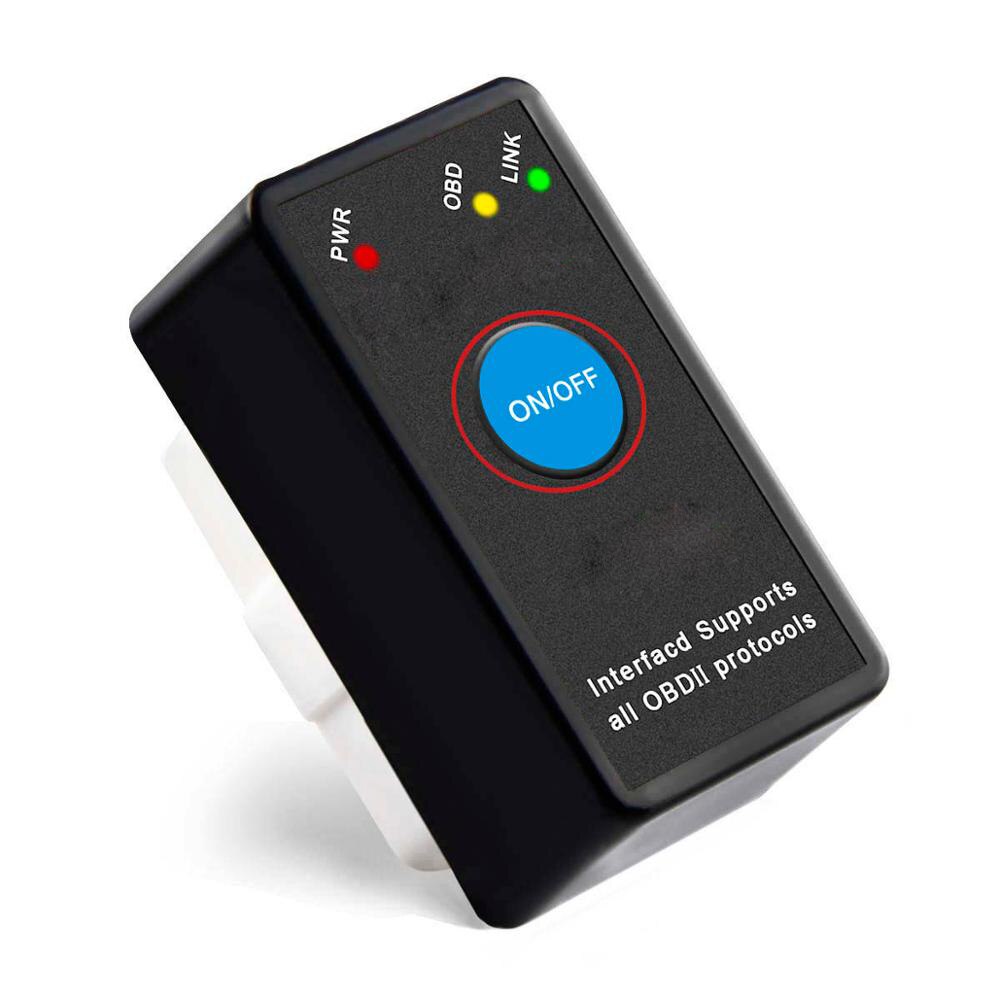 Wireless Car Diagnotisc Scan Vehicle Parts OBD SCAN Bluetooth ELM327 switch