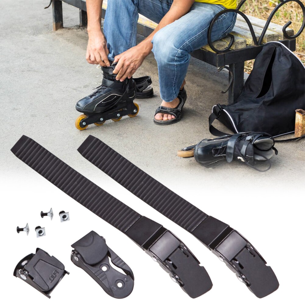 Recambio Universal para patines resistentes al desgaste, conjunto de correa con broche, fácil de instalar, para patinaje