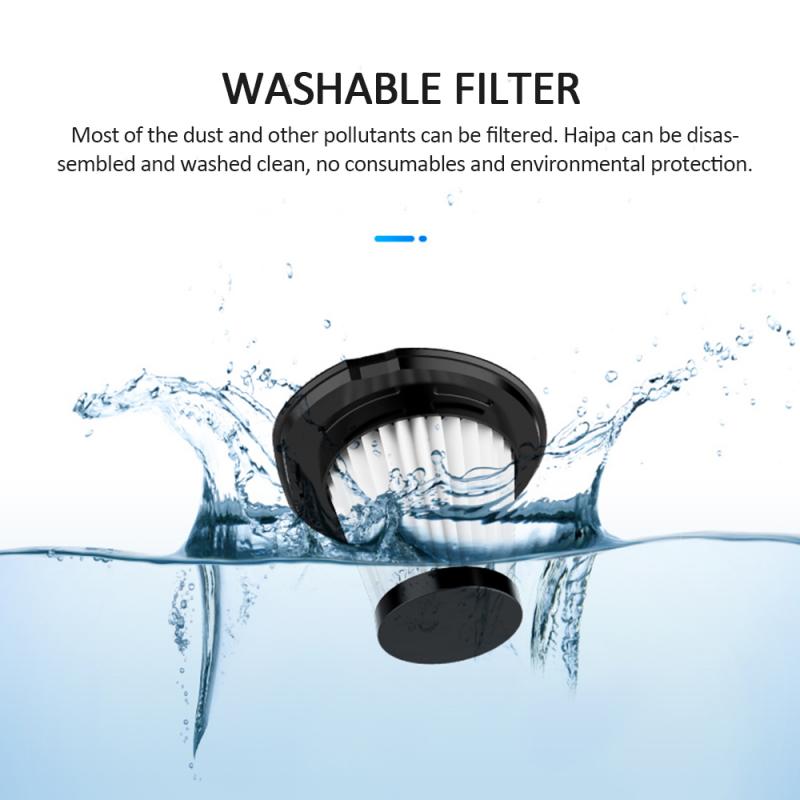 Mini Car Vacuum Cleaner Portable Chargeable Handheld Powerful Suction Auto Vacuum Cleaner For Car Interior Seat Home Cleaning