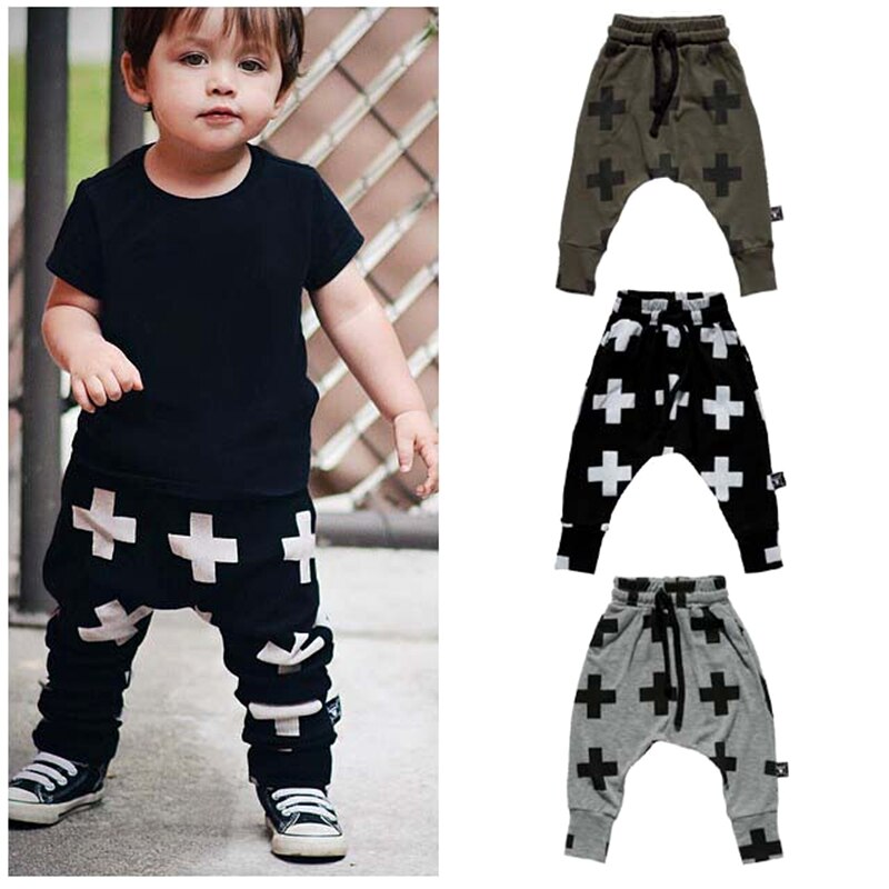 Baby Pants Baby Boys Pants Harem Pants For Girls Cross Star Children Boy Toddler Child Trousers Baby Clothes