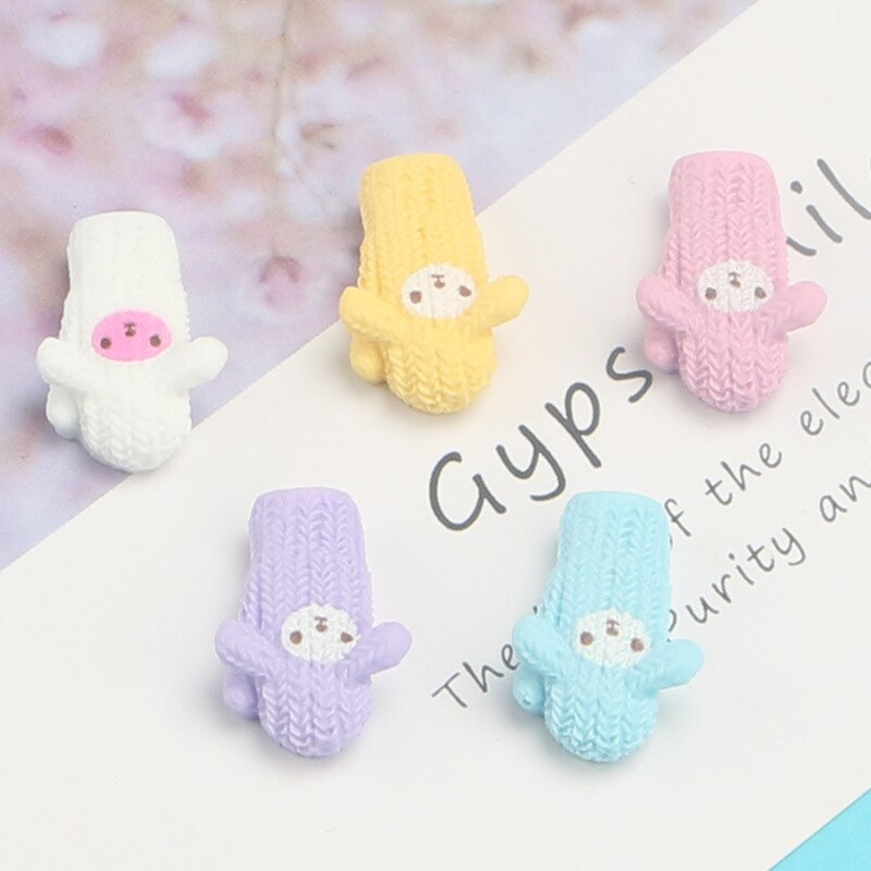 Gants en tricot pour maison de poupée, 20 pièces, Simulation, Miniature, maison de poupée, jeu, cuisine, étui de téléphone, accessoires pour cheveux, bricolage artisanat Scrapbook