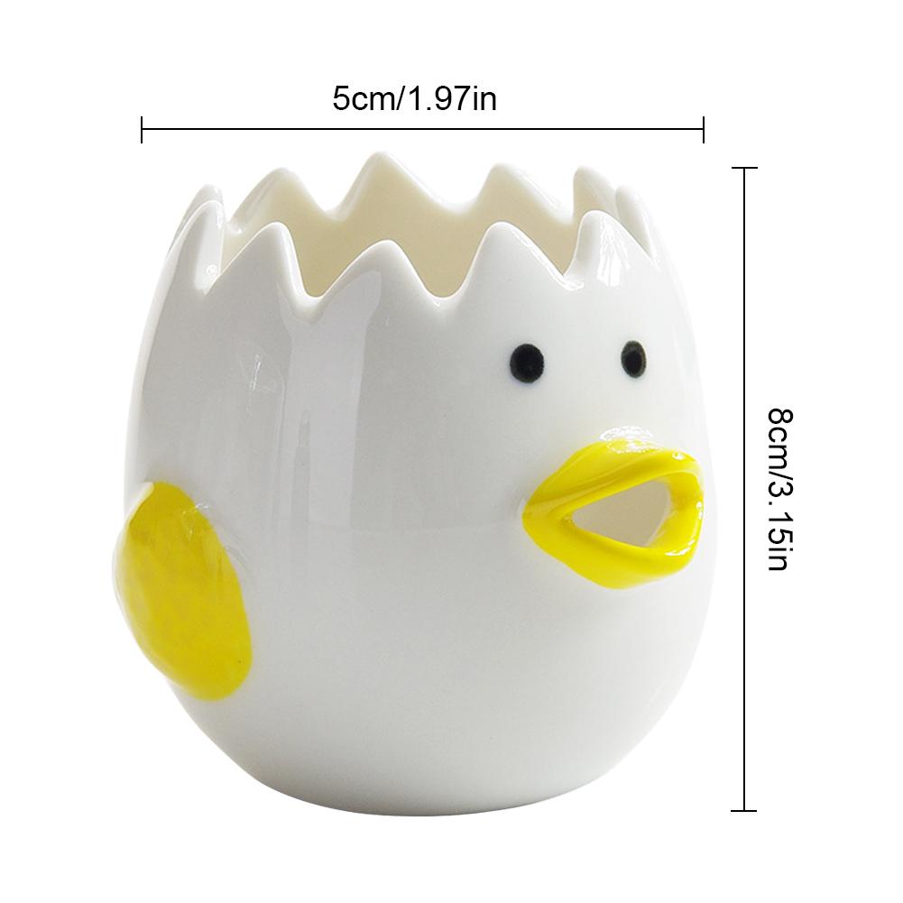 Creativo di Ceramica Separatori Tuorlo Albume Tuorlo D'uovo Separatore Bianco Strumenti Di cottura Strumento Di uso Domestico Da Cucina Essenziale gadget Da Cucina