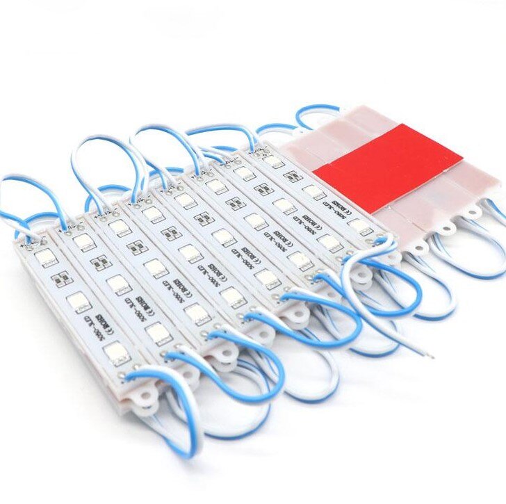 Waterproof IP65 DC12V SMD 5050 3 LED Modules RGB LED module light lamp Warm white Cool white Red Blue Yellow LED module light