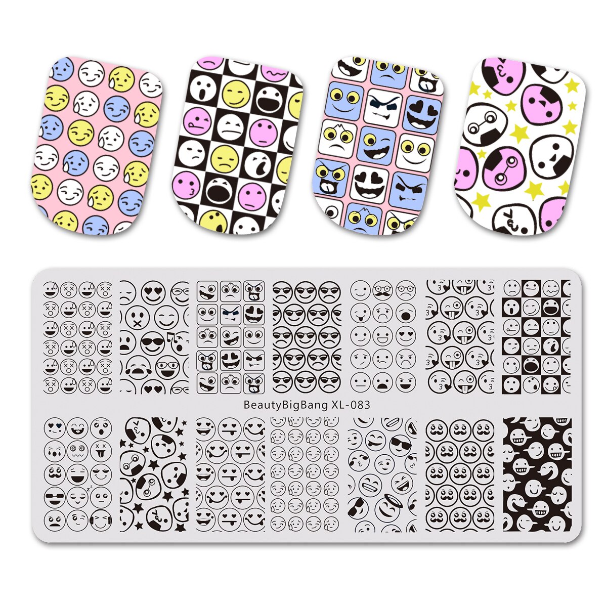 Beautybigbang Nail Stamping placas Nail Art accesorios mármol anual anillo patrón Superior plantillas Nail Stamping Mold XL-089: 83
