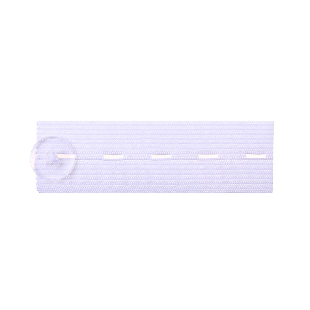 1 stuks Rok Broek Jeans Taille Expander Tailleband Extender Knop Broek Extender Elastische Extender Wonder Knop Riem Gesp: White