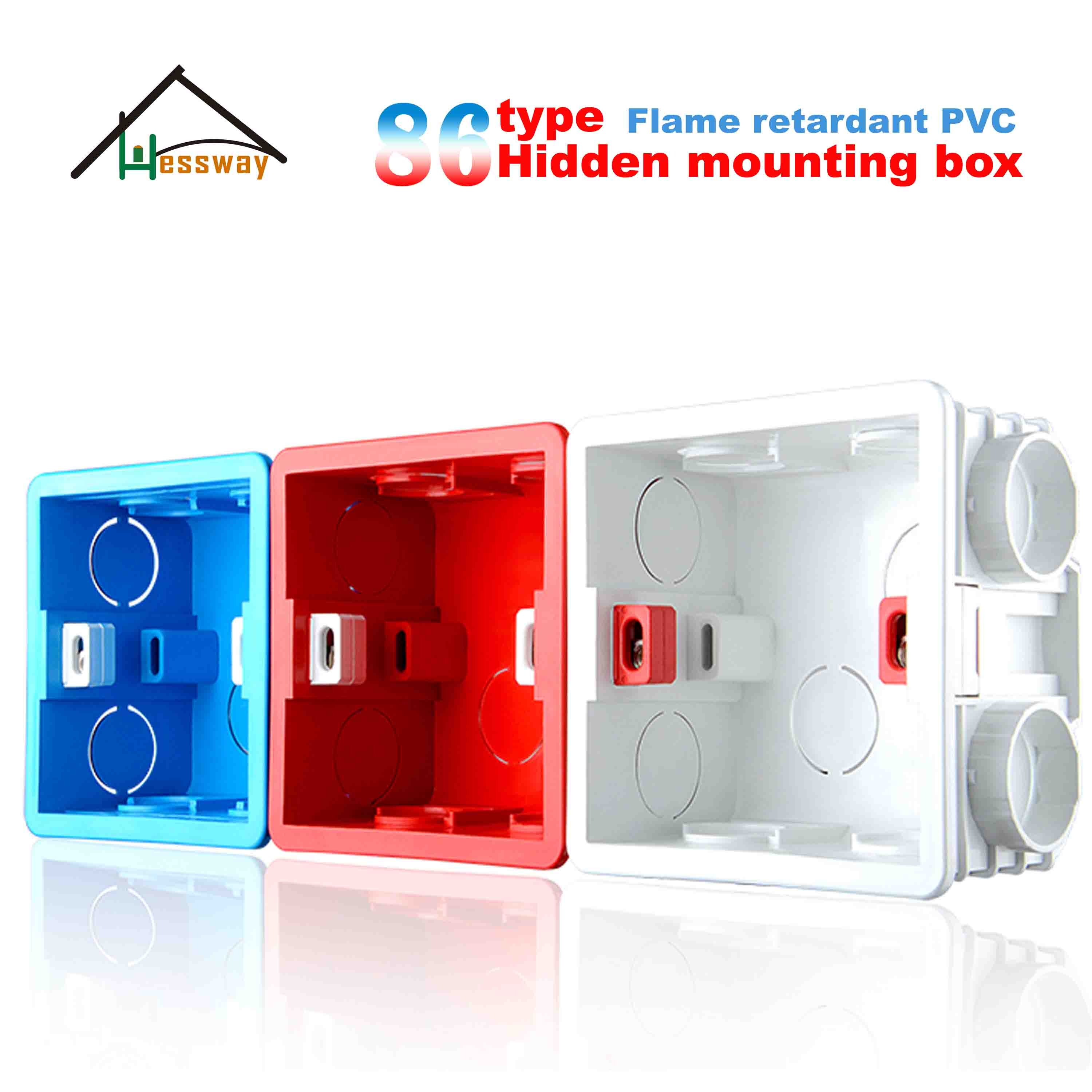 Plastic Wall Plate wall mount junction box type 86