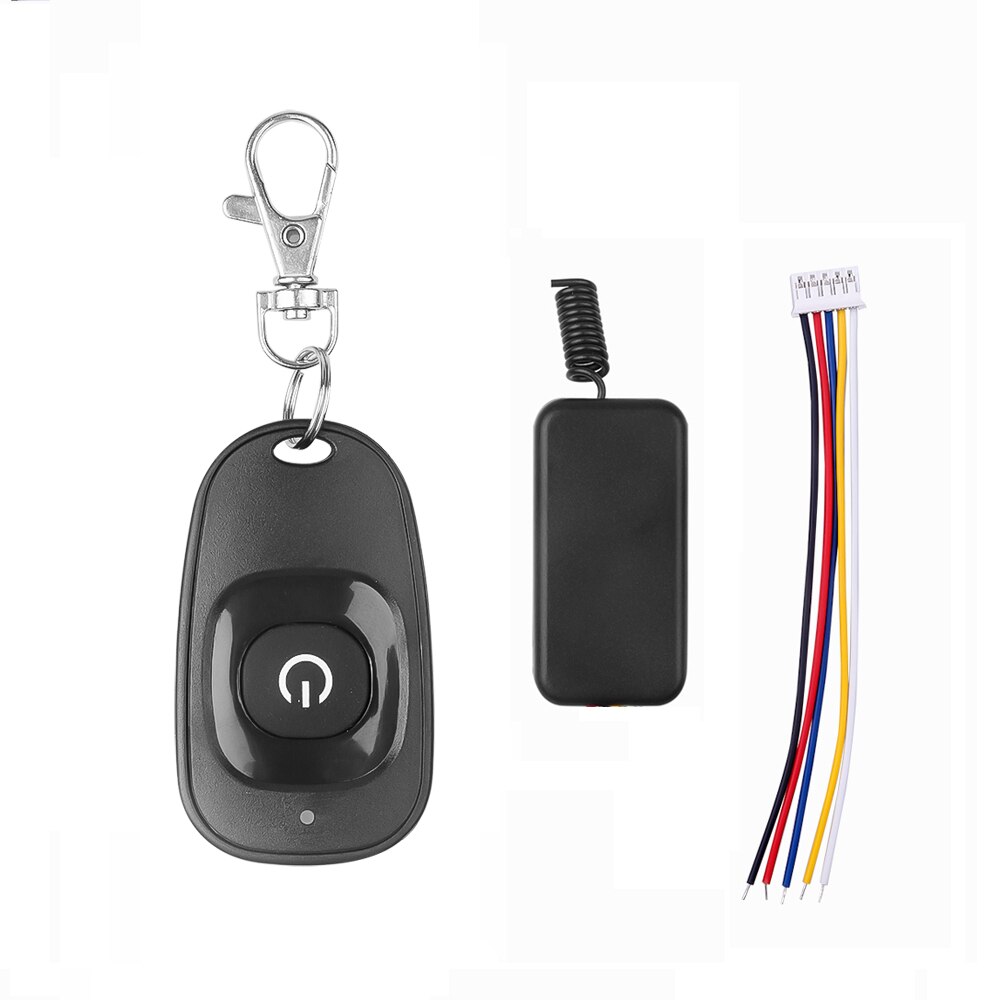 433Mhz DC5V-12V Power Switch LED Light Stick 1CH Relay Wireless RF Remote Control 433mhz Switch with Receiver Transmitter: Default Title