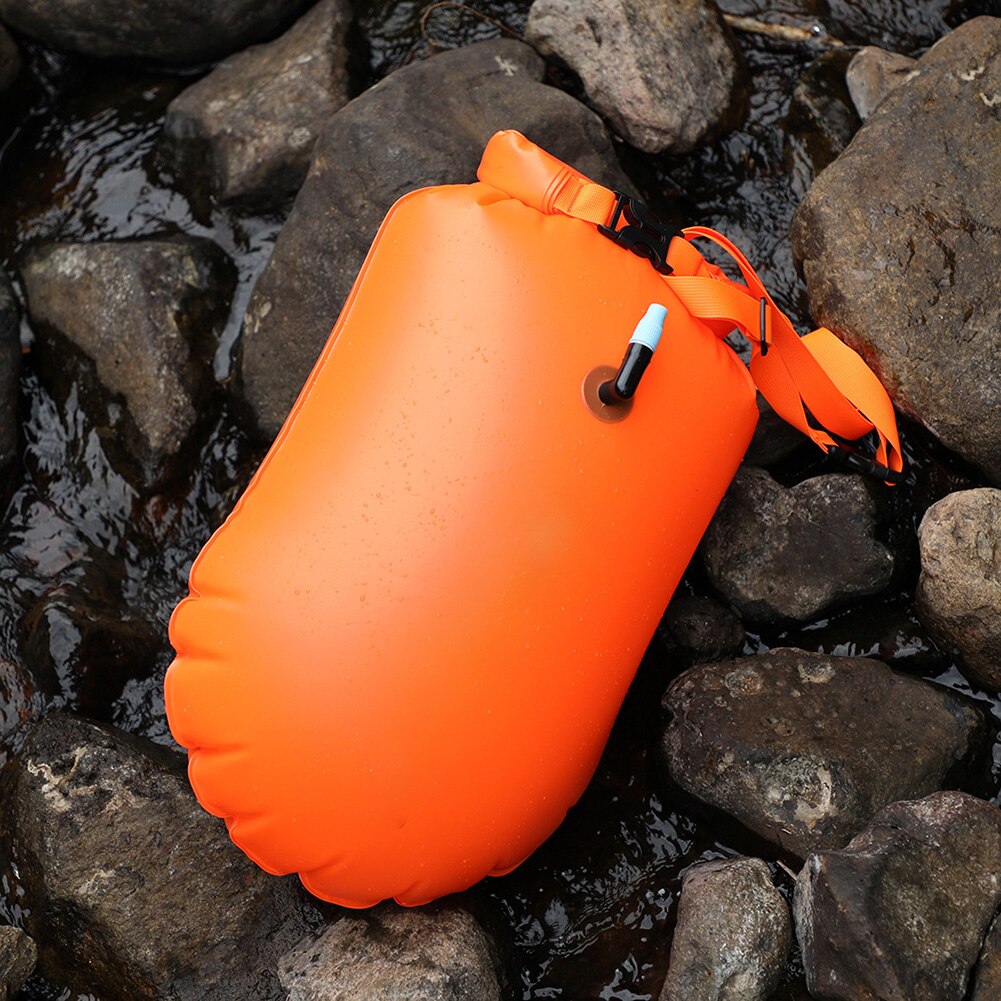 Bouée de bain pour nageurs Signal natation bulle épaissie Anti-noyade sac de plage tirer bouée pour enfants adultes B2Cshop