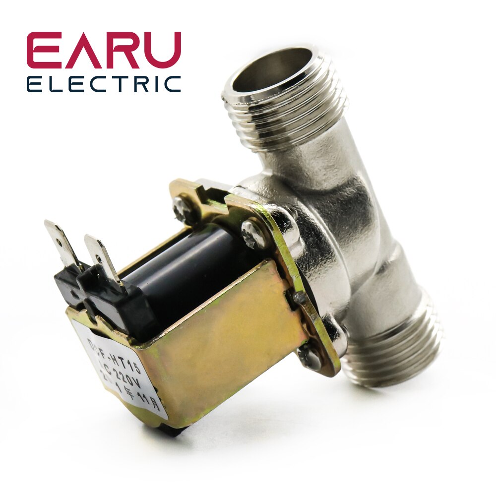 G1/2&#39;&#39; Brass electric solenoid valve N/C 12v 24v 220v G3/4&#39;&#39; Water Air Inlet Flow Switch for solar water heater valve