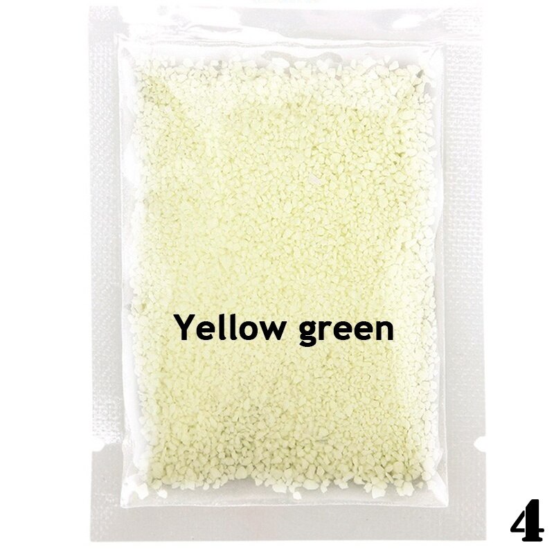 Partículas de Luz Súper fluorescentes de colores, pigmento brillante, arena brillante que brilla en la arena oscura, 2 uds.: 4