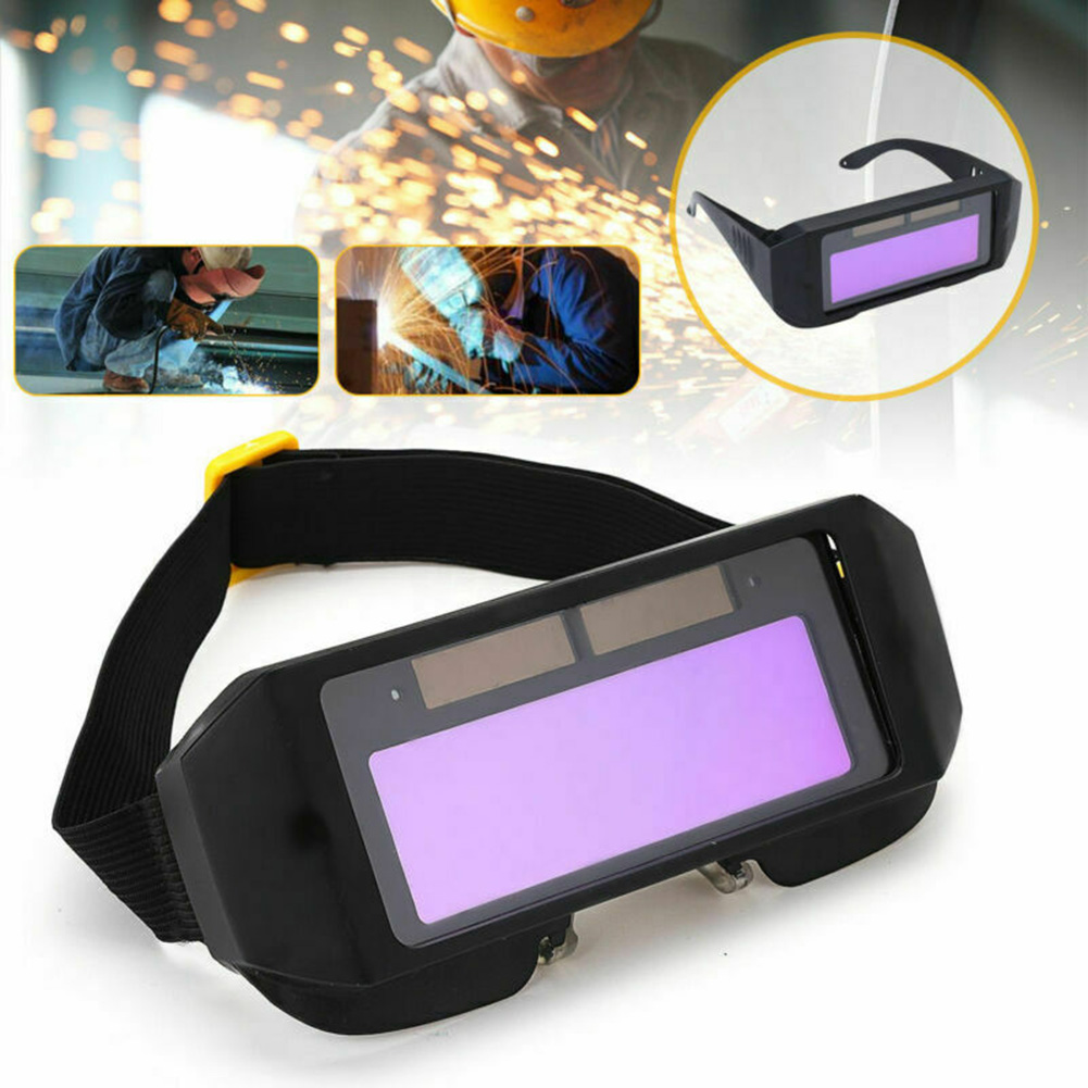 Lcd Car Solar Darkening Welding Goggles Mask Glasses Helmet Eyes Spare Parts Instury Metal Iron Welding Goggle