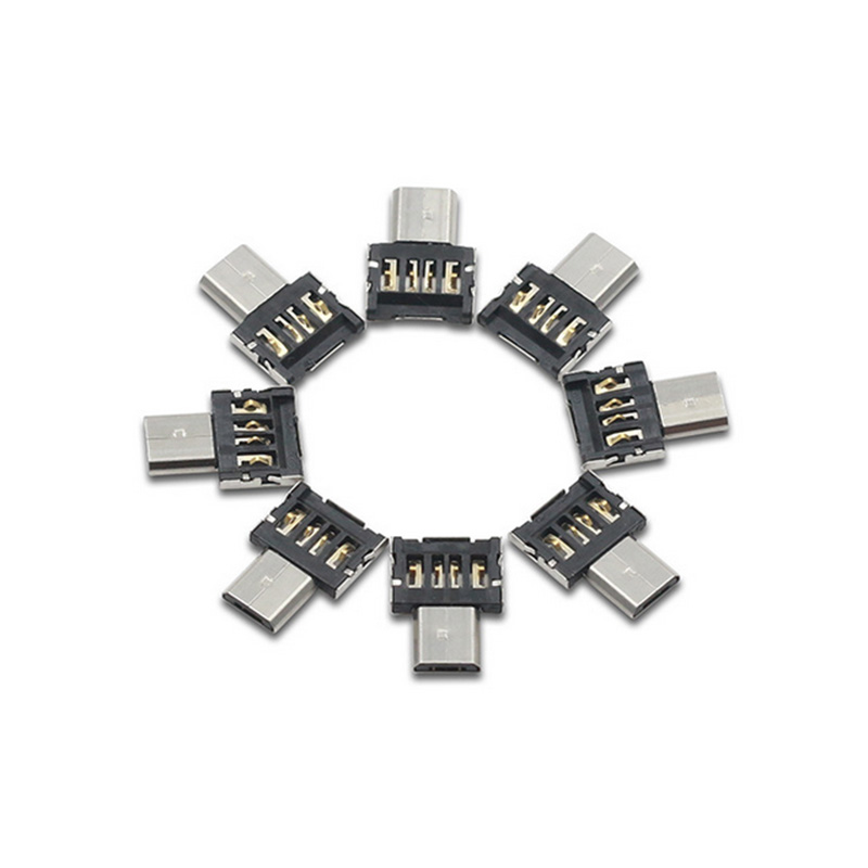 1-5 uds USB 2,0 OTG adaptador USB-C a USB A convertidor adecuado para Macbook portátil PC Micro USB macho a USB hembra conector OTG