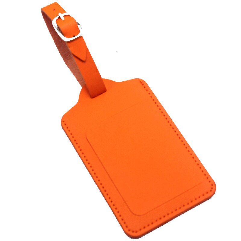 Hjkl mala de couro pu, etiqueta de bagagem para homens e mulheres, pingente de bagagem, acessórios de viagem, identificação, presente: C